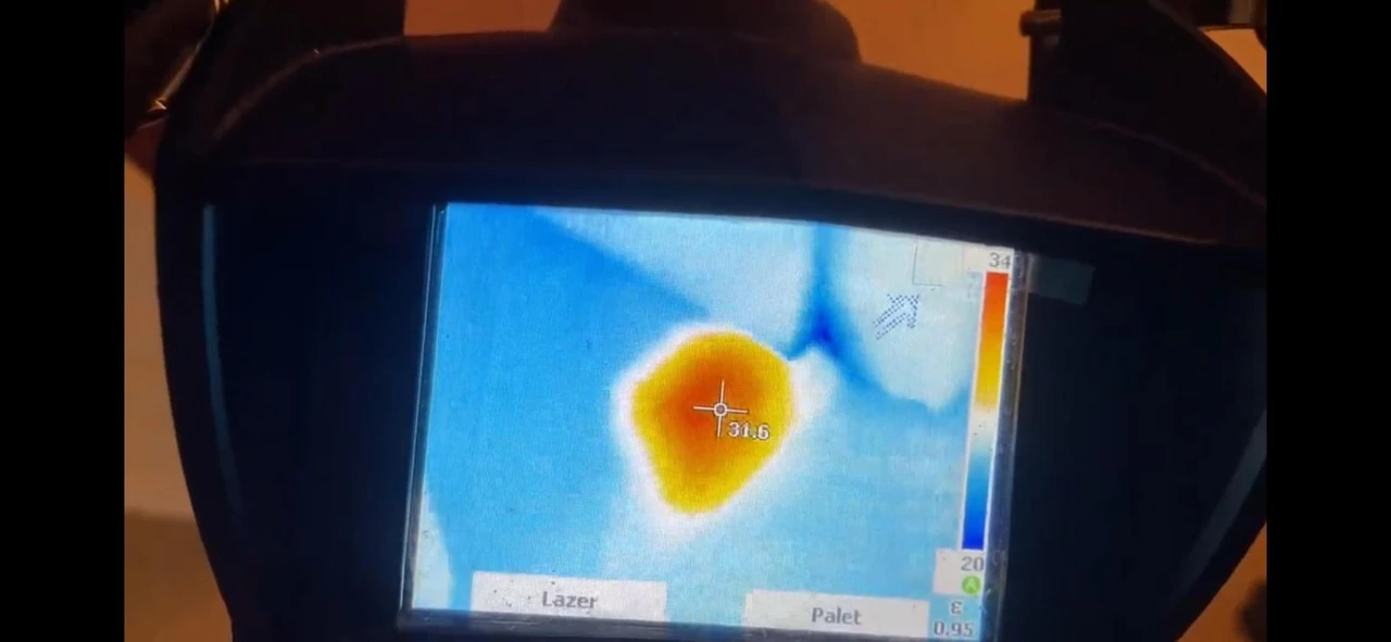 Ankara'da termal kamerayla su sızıntısı tespiti