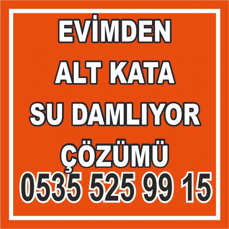 Evimden alt kata su damlıyor çözümü – kırmadan tespit