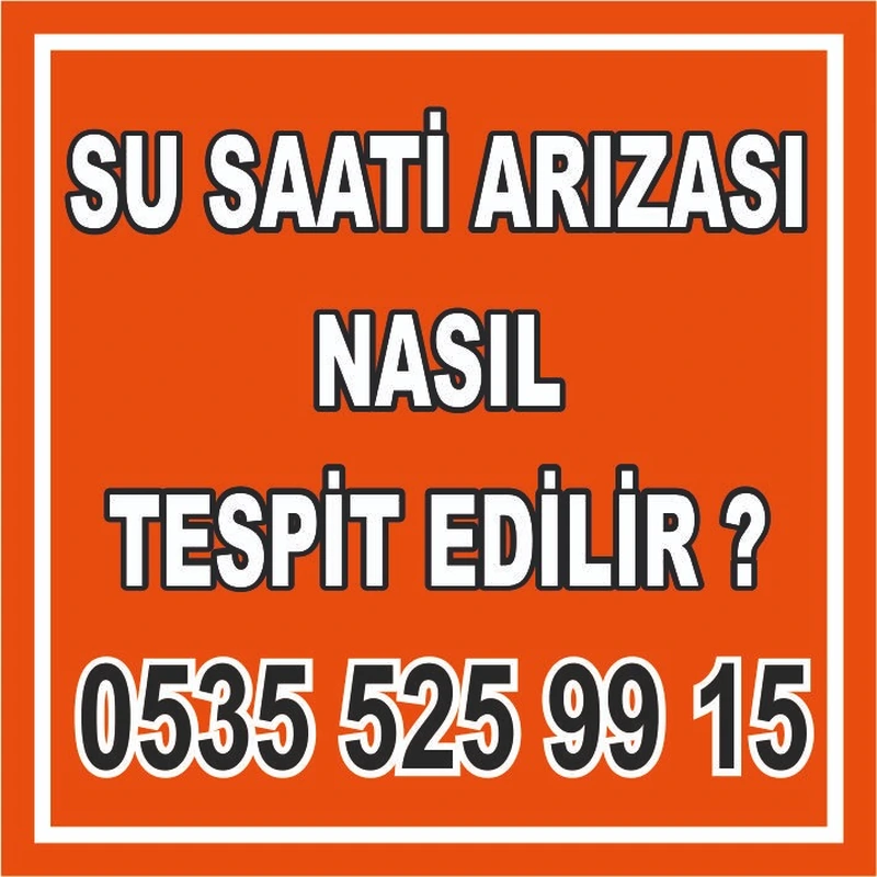 Su saati arızası nasıl tespit edilir? – cihazlı tespit