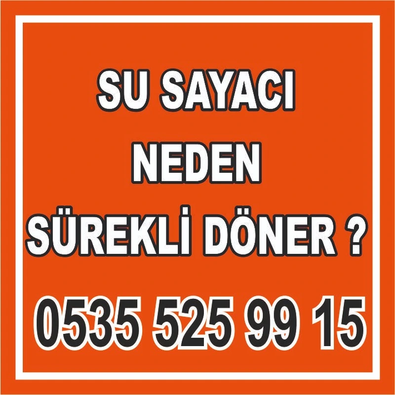 Su sayacı neden sürekli döner? – olası nedenler